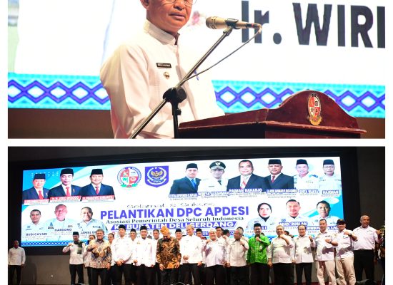 Pelantikan Pengurus APDESI Deli Serdang, Pj Bupati: Wujudkan Masyarakat Maju & Sejahtera