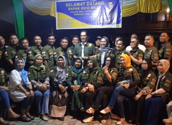 FOR ASIK Sumut Nyatakan 100 Persen Dukung Rico Waas di Pilkada Medan