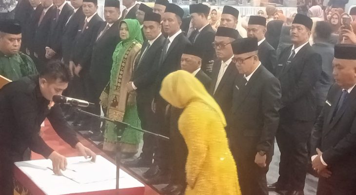 40 anggota  DPRD Periode 2024 – 2029 Madina  Sah dilantik