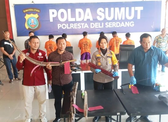Perang Geng Motor di Deli Serdang: 1 Tewas, 6 Ditangkap dan 4 DPO