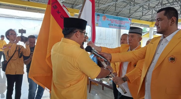 Ilham Fauzi Pimpin DPC Ormas MKGR Kota Tanjungbalai Priode 2023-2026