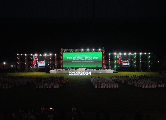 Pembukaan PON XXI Aceh-Sumut 2024 Sukses Digelar, Pasokan Listrik Aman