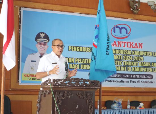 Lantik DPC IMO Kab. Langkat, Pj.Bupati: Dorong Profesionalisme Media Online untuk Kemajuan Daerah