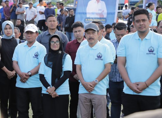 dr Susanti Hadiri Pembukaan Turnamen Sepakbola Korpri Piala Penasehat Korpri Medan