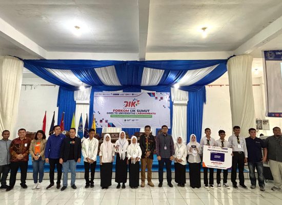 Forkom IJK Sumut Goes to Universitas Labuhanbatu Mengawali Rangkaian Kegiatan Bulan Inklusi Keuangan 2024