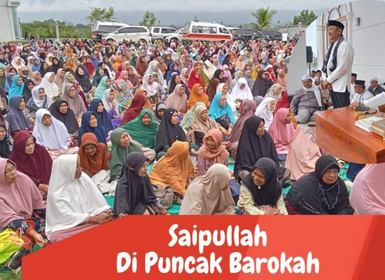 Hadiri Pengajian, Cabup Madina Saipullah Diuji Jamaah Mengaji Dan Bawakan Do’a