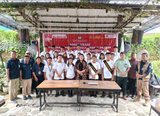 KPU Nias Selatan Gelar Sosialisasi Pendidikan Pemilih Pemula