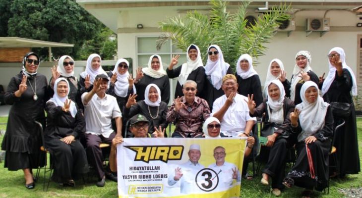 Kader HWK Partai Golkar dan Brigade Kartini AMPI Kota Medan Nyatakan Dukungan ke Hidayatullah-Yasyir Ridho Loebis (HIRO)