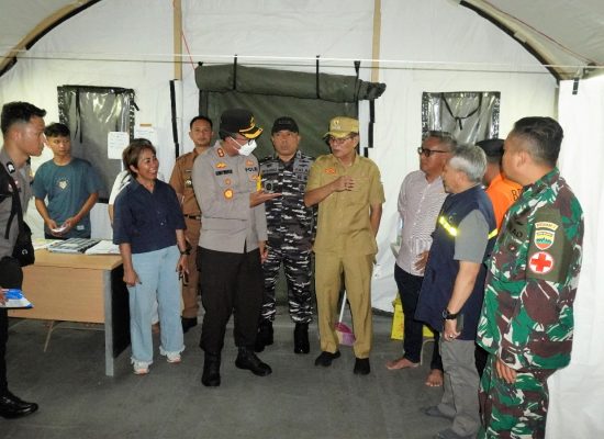 Forkopimda Nias Selatan Monitoring Rumkit Lapangan di Pulau Tello