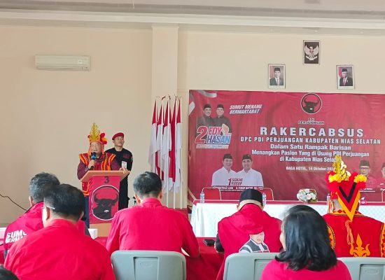 Ketua DPD PDIP Sumut Kepada Kader PDIP Nias Selatan : Tegak Lurus Menangkan Sokhi-Yusuf, Jangan Bermain-main Mata