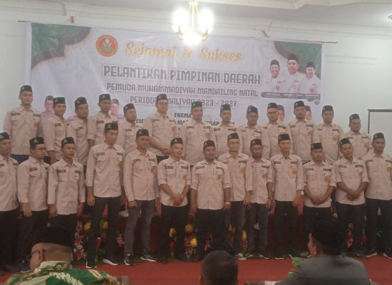 Sah, Syahdenan Harahap M.Pd Dilantik Pimpinan PDPM Madina Periode 2023-2027
