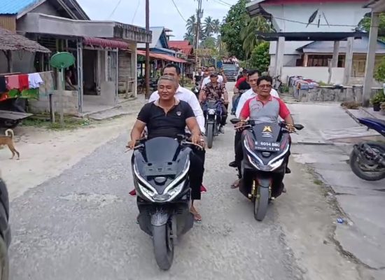 Paslon Nomor Urut 1, Sokhi-Yusuf Blusukan di Daratan Kota Tello Sembari Menampung Keluhan Masyarakat