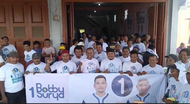 Bobby-Surya Jadi Gubernur Sumut, Ratusan Parbetor Di Panyabungan Beri Dukunga