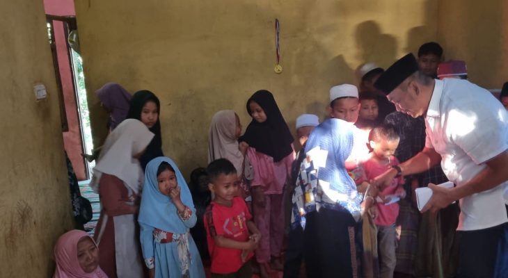 Santuni Anak Yatim, Cabup Saipullah: Semangat Belajar Raih Kesuksesan