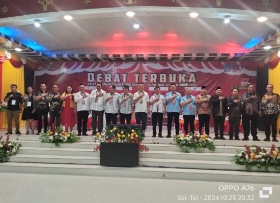 KPU Nisel Gelar Debat Pertama Pasangan Calon Bupati Dan Wakil Bupati Nias Selatan