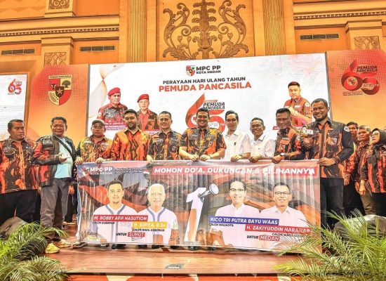 Di Pilkada Kota Medan 2024, MPC PP Kota Medan Deklarasikan Dukungan ke Rico-Zaki