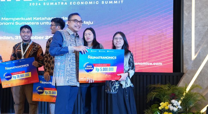 KPw BI Sumut Umumkan & Serahkan Pemenang Call for Paper Sumatranomics 2024, Berikut Nama-Namanya