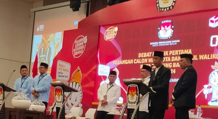 KPU Laksanakan Debat Pertama Calon Walikota dan Wakil Walikota Tanjungbalai Tahun 2024