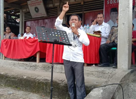 Rindukan Pembangunan Jalan dan Jembatan, Masyarakat Aramo Komitmen Bersatu Memenangkan Paslon Sokhi-Yusuf