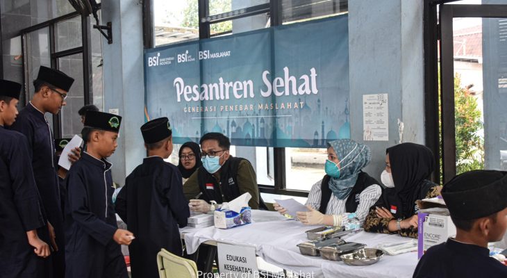 BSI Maslahat Jalankan Program Pesantren Sehat 2024 di Pesantren Baitul Qur’an Yatim Dhuafa