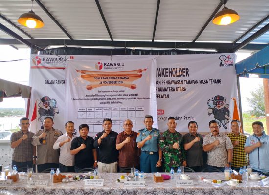 Bawaslu Nisel Gelar Rakor Bersama Stakeholder Dalam Rangka Penertiban APK
