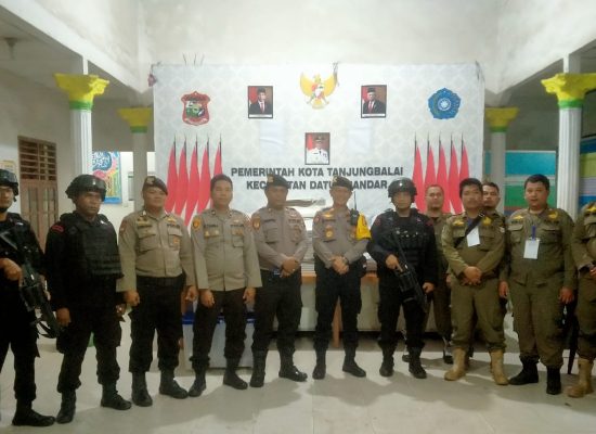 Polres Tanjung Balai Gelar Patroli Cipta Kondisi Pasca Pemungutan Suara Pilkada 2024