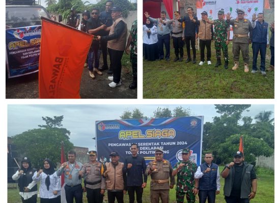 Bawaslu Kota Tanjungbalai Gelar Apel Siaga dan Deklarasi Tolak Politik Uang