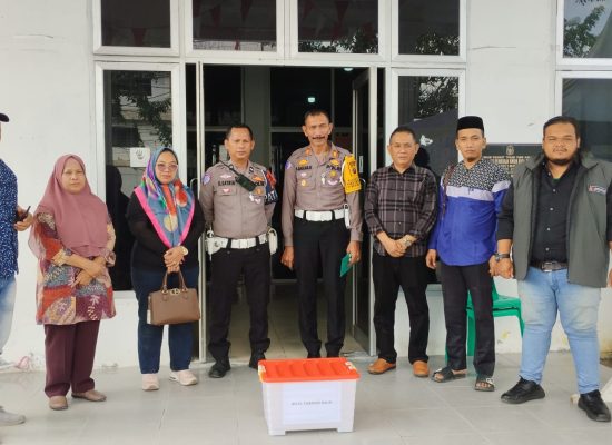 Polres Tanjung Balai Kawal Logistik Pilkada 2024 Pastikan Aman Sampai ke KPU Sumut