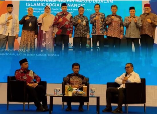 Dorong Inovasi dan Optimalisasi Potensi Wakaf, Unit Usaha Syariah Bank Sumut Gelar Workshop Islamic Social Finance