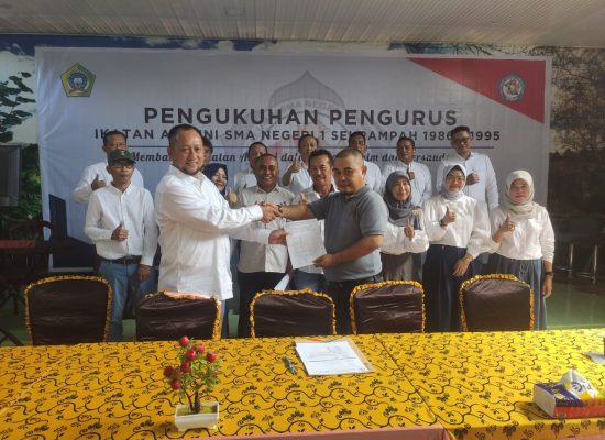 SMAN 1 Sei Rampah Kukuhkan Kepengurusan Ikatan Alumni Sebagai Bentuk Silaturahmi dan Persaudaraan