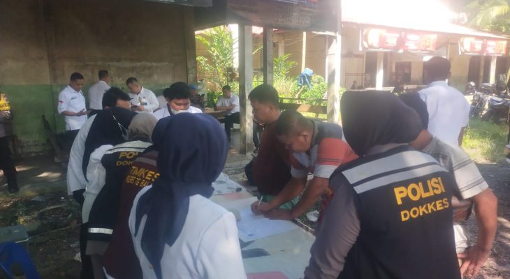 Jelang NATARU, Polres Tanjung Balai Laksanakan Razia Tes Urien Bagi Supir
