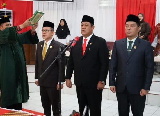 DPRD Kota Tanjungbalai Gelar Sidang Paripurna Pelantikan Ketua dan Wakil Ketua Priode 2024 – 2029