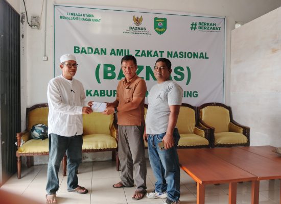 Penderita Kanker Mulut di Madina Dapat Bantuan BAZNAS