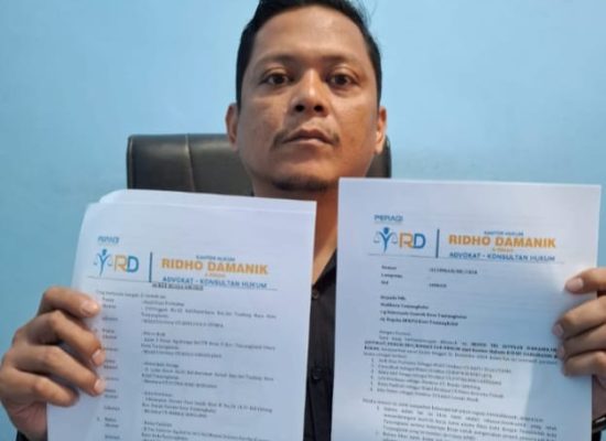 Tak Kunjung Dibayarkan, Gabungan Rekanan dan Kontraktor Tanjungbalai Layangkan Somasi ke Pemko