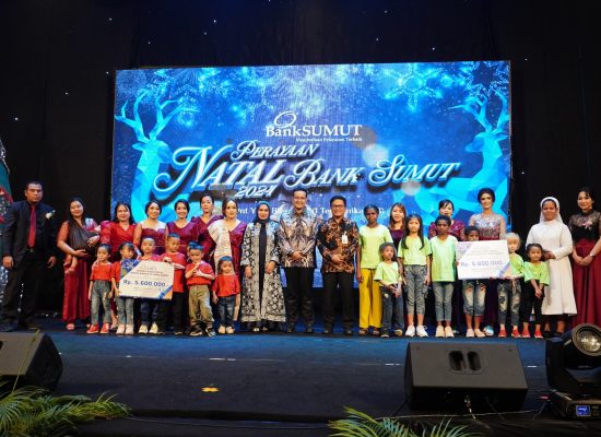 Dirut Bank Sumut: Jadikan Sukacita Natal untuk Kontribusi Positif bagi Perusahaan