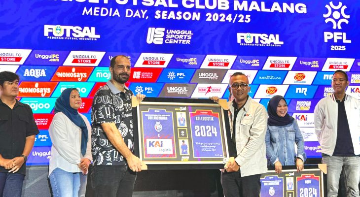 Dukung Kemajuan Sektor Olahraga Futsal, KAI Logistik Wujudkan Kolaborasi Bersama Unggul FC