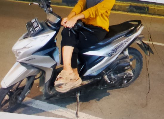 Naas, Sepeda Motor Beat Street Warga Darus Salam di Gondol Maling di Teras Rumah