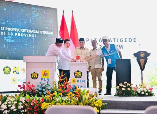 Presiden Prabowo Resmikan Proyek Strategis Ketenagalistrikan Terbesar di Dunia