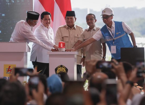 Gebrakan 100 Hari, Presiden Prabowo Resmikan 37 Proyek Ketenagalistrikan Nasional