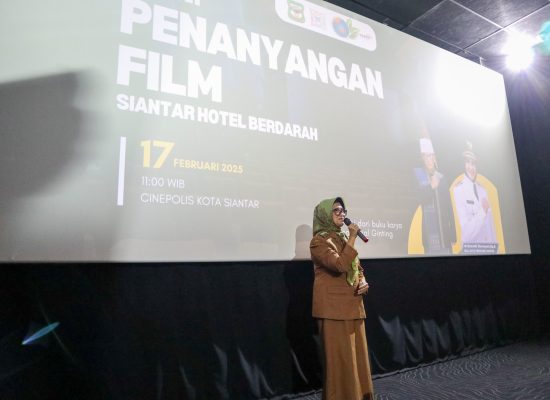 dr Susanti dan Erizal Ginting Saksikan Gala Premiere Film Siantar Hotel Berdarah