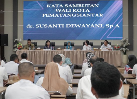 Di Hari Terakhir Bertugas sebagai Wali Kota Pematangsiantar, dr Susanti Entry Meeting bersama BPK RI Perwakilan Sumut