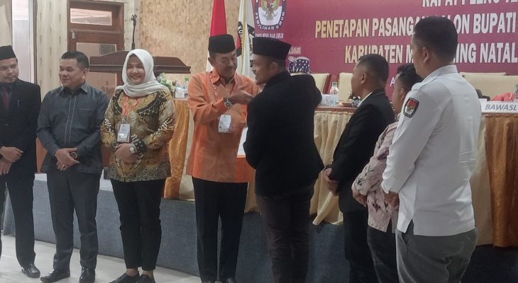 KPU Gelar Rapat Pleno Penetapan Bupati Dan Wabup Madina