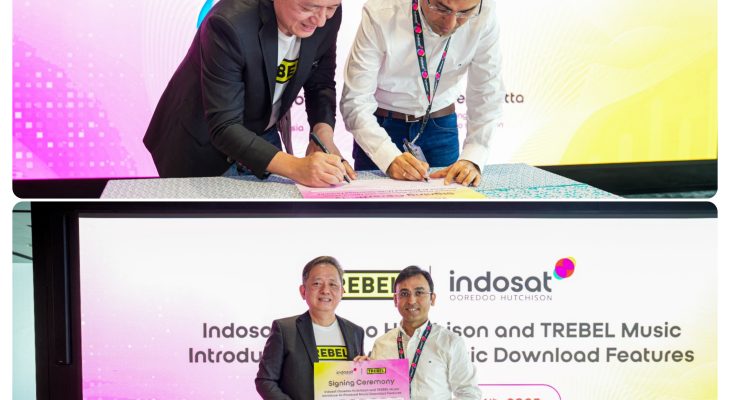 Jalin Kemitraan Strategis, Indosat dan TREBEL Music Hadirkan Fitur Download Musik Berbasis AI