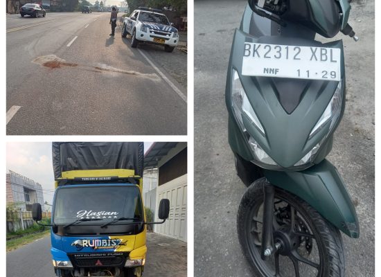 Mau Berangkat Kuliah Ditabrak Truk, Mahasiswi Asal Sergai Tewas Terlindas