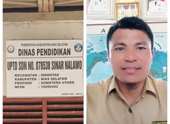 SDN No. 078538 Sinar Nalawo Butuhkan Guru ASN, Penerangan Listrik & Jaringan Internet