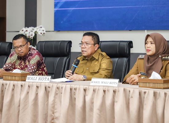 Wesly Didampingi Herlina Terima Kunker Tim Pemeriksaan Interim BPK RI Perwakilan Sumut