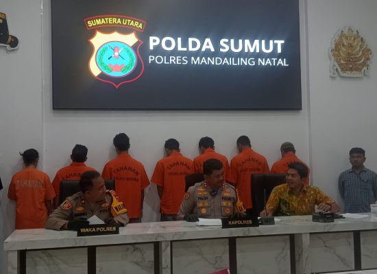 Gercep, Polres Madina Tangkap 6 Pelaku Narkoba Selama Februari 2025
