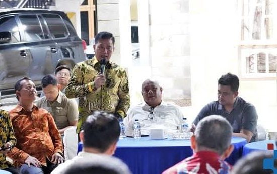 Bupati Nias Selatan Sokhiatulo Laia Ikuti Rapat Terbatas Dengan Gubernur Sumut