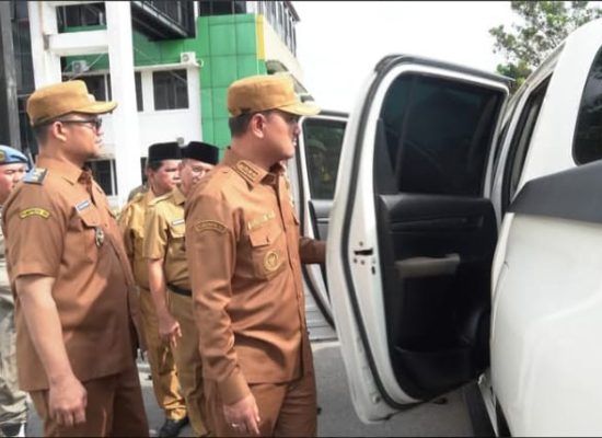 Wali Kota dan Wakil Wali Kota Tanjungbalai Periksa Seluruh Kendaraan Dinas Pemko
