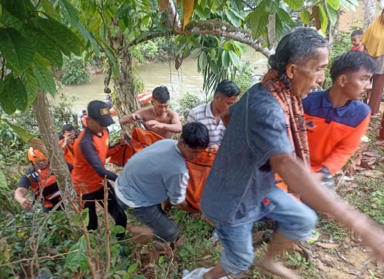 Tim SAR Gabungan Temukan Jasad Remaja Asal Aceh di Sungai Lepan